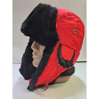 Мъжка заешка шапка ушанка, лукс- 68