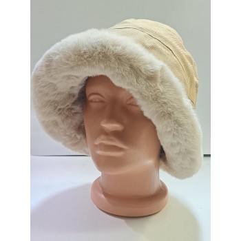 Дамска шапка лукс, джинс 581