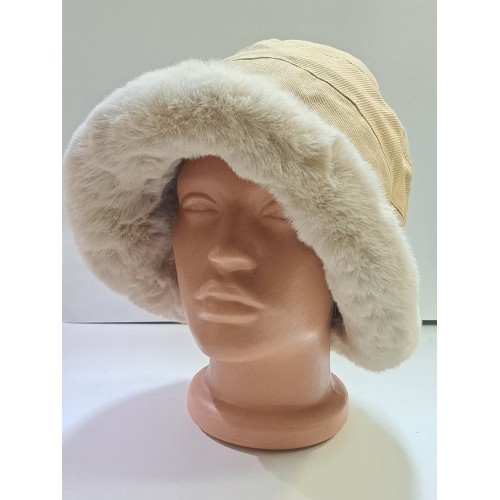 Дамска шапка лукс, джинс 581